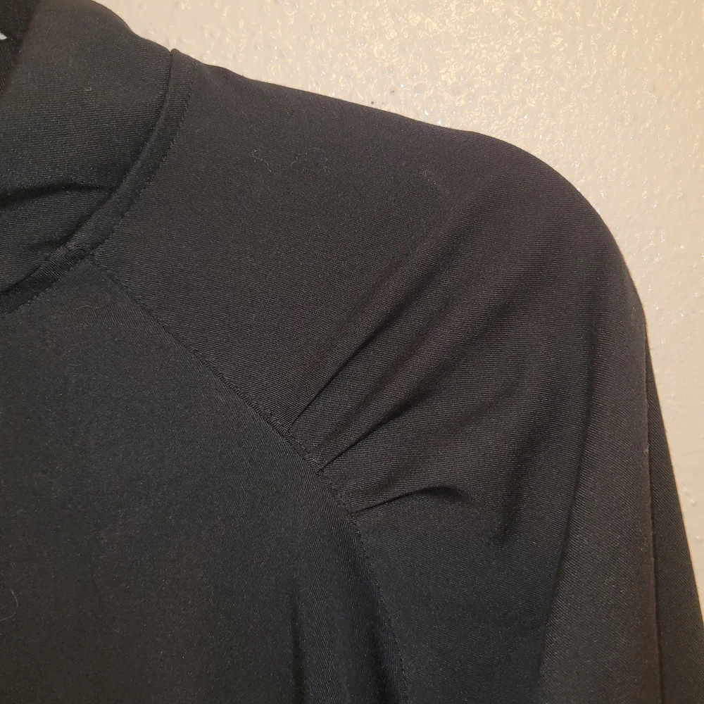 Med Couture Zip Up Scrub Jacket Black Size XL - Picture 3 of 5